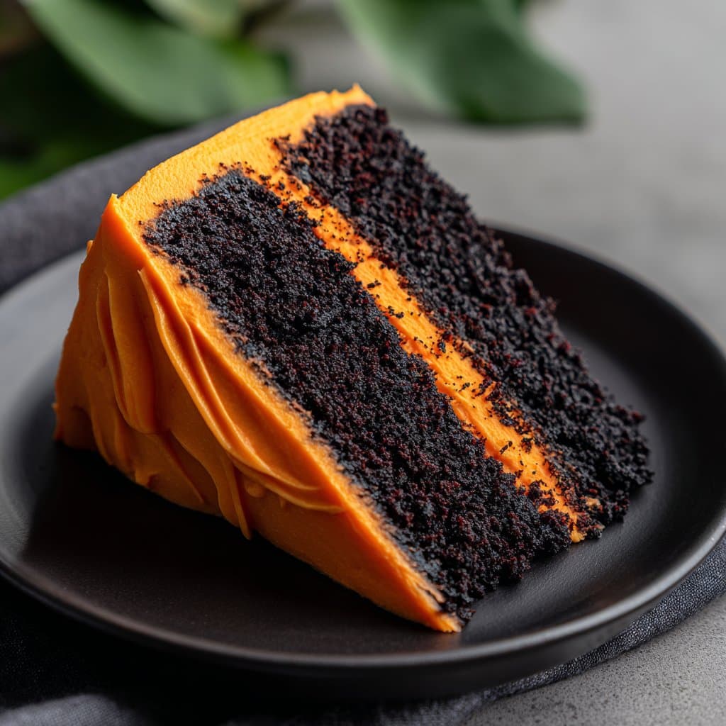 Eerie Black Velvet Cake – Perfect for Halloween Parties