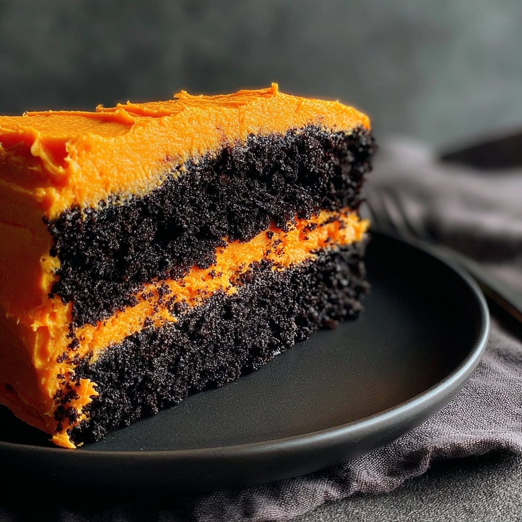 Eerie Black Velvet Cake – Perfect for Halloween Parties