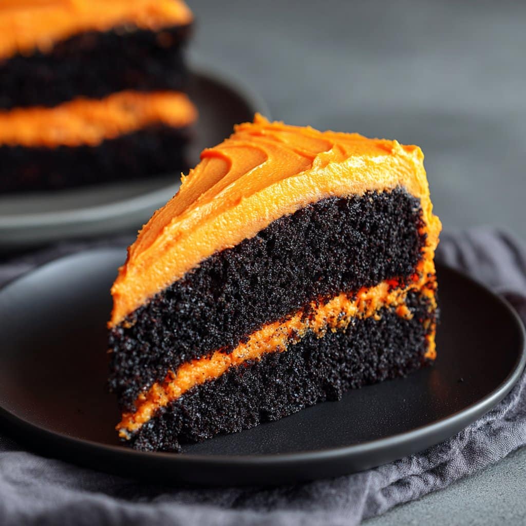 Eerie Black Velvet Cake – Perfect for Halloween Parties
