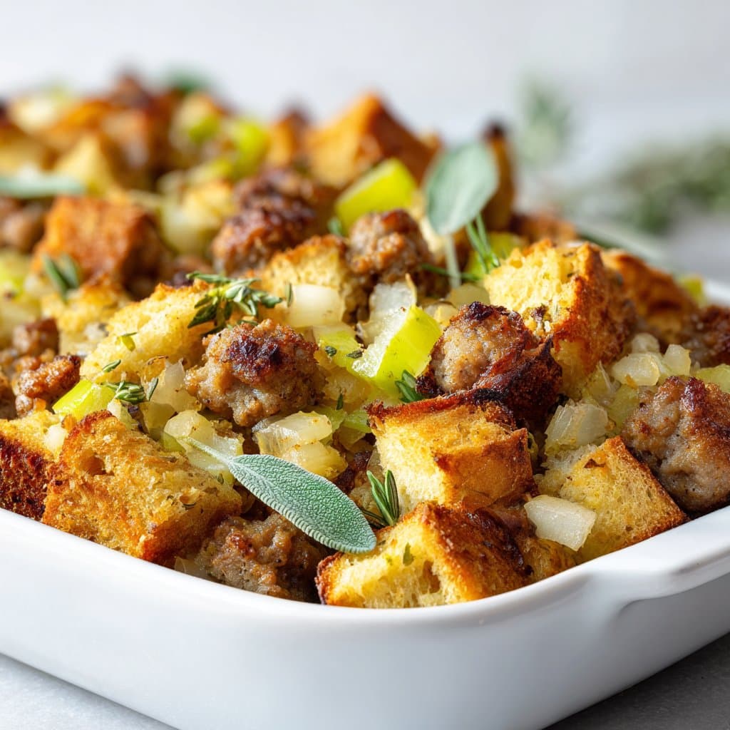 Hearty Sausage Apple Sage Stuffing – The Ultimate Side Dish