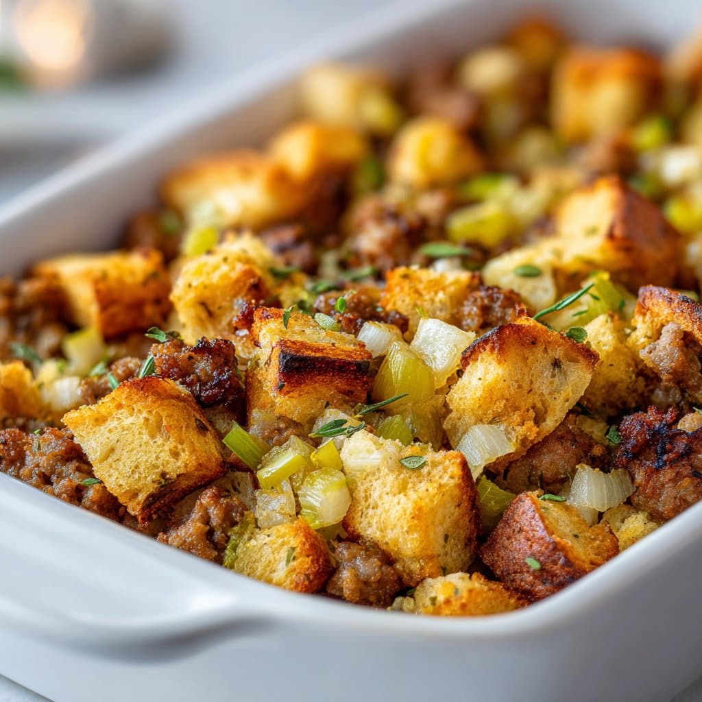 Hearty Sausage Apple Sage Stuffing – The Ultimate Side Dish
