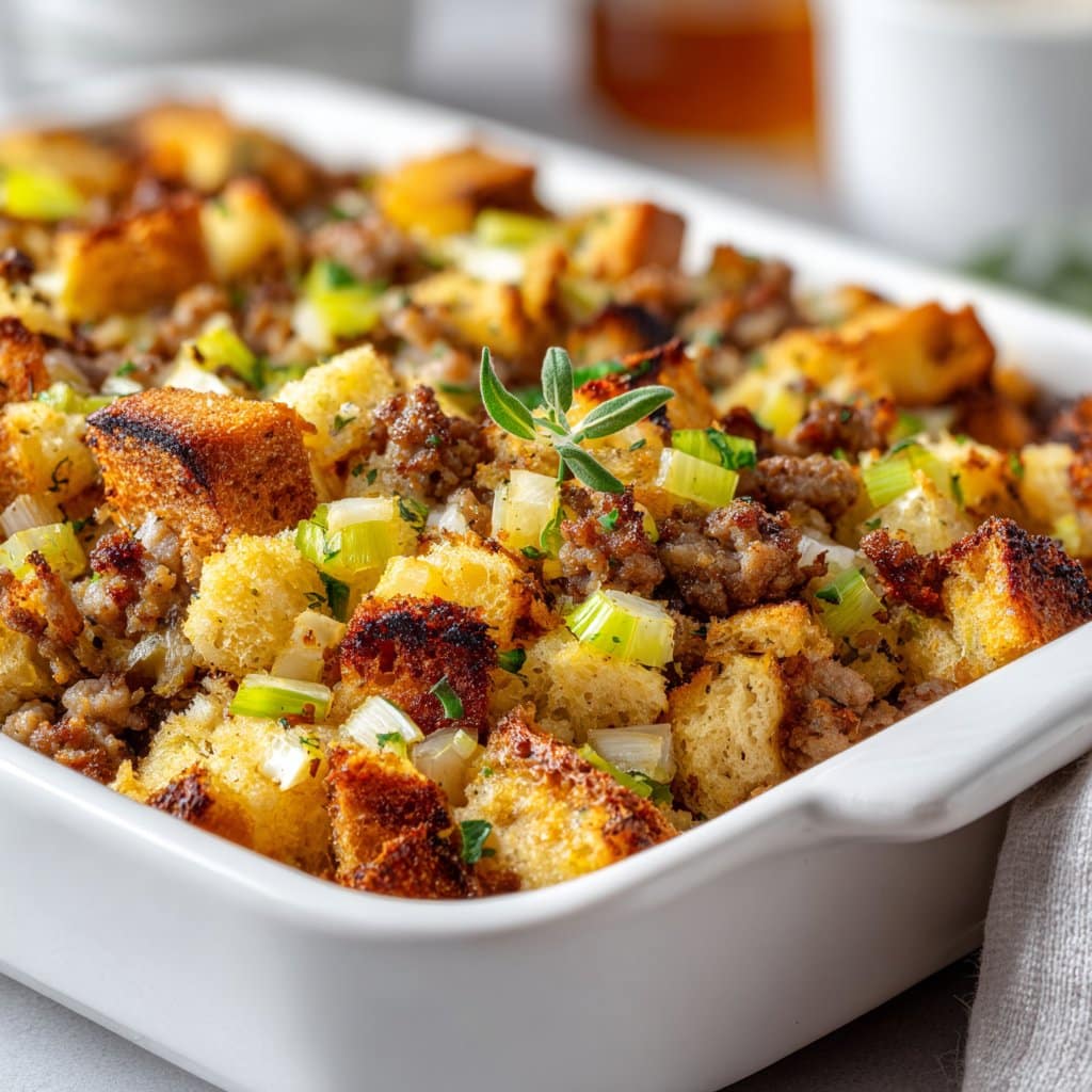 Hearty Sausage Apple Sage Stuffing – The Ultimate Side Dish