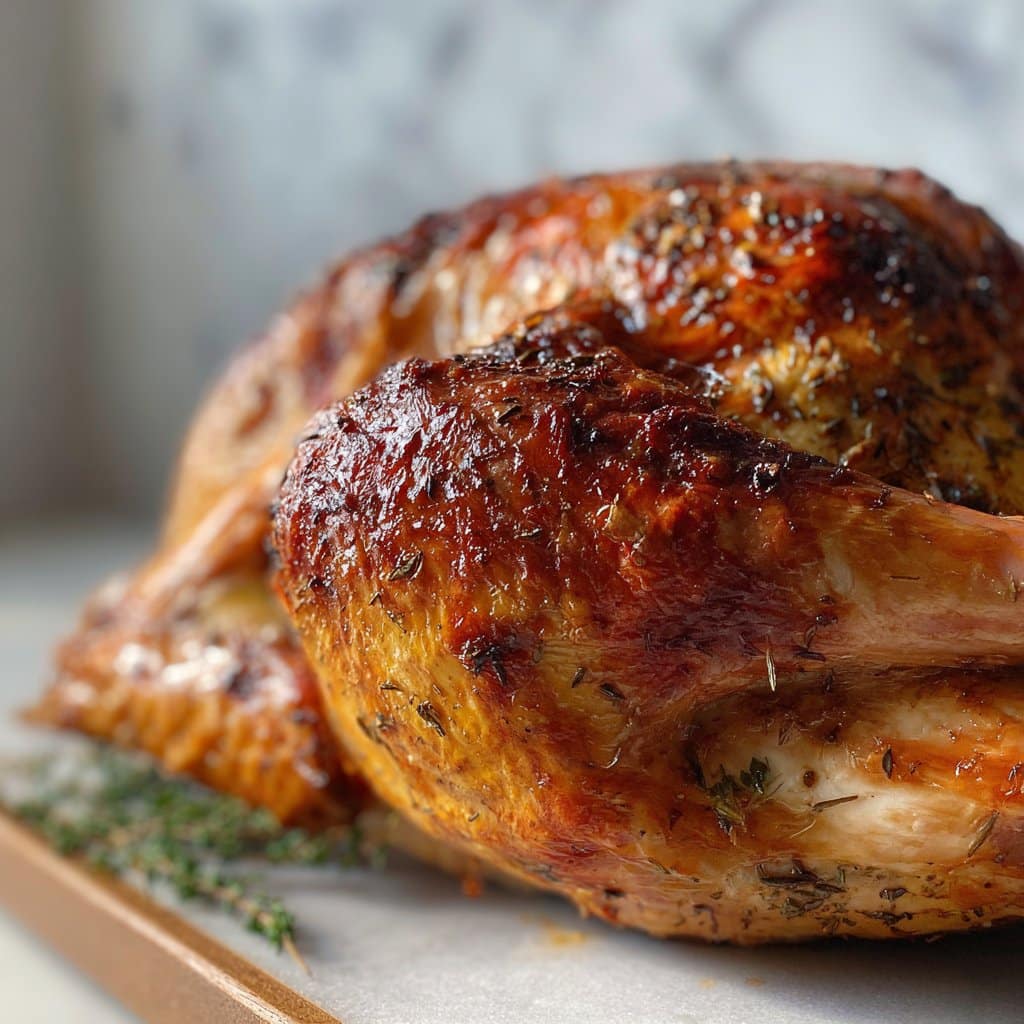Perfect Roast Turkey – Juicy with Herb Butter Under the Skin