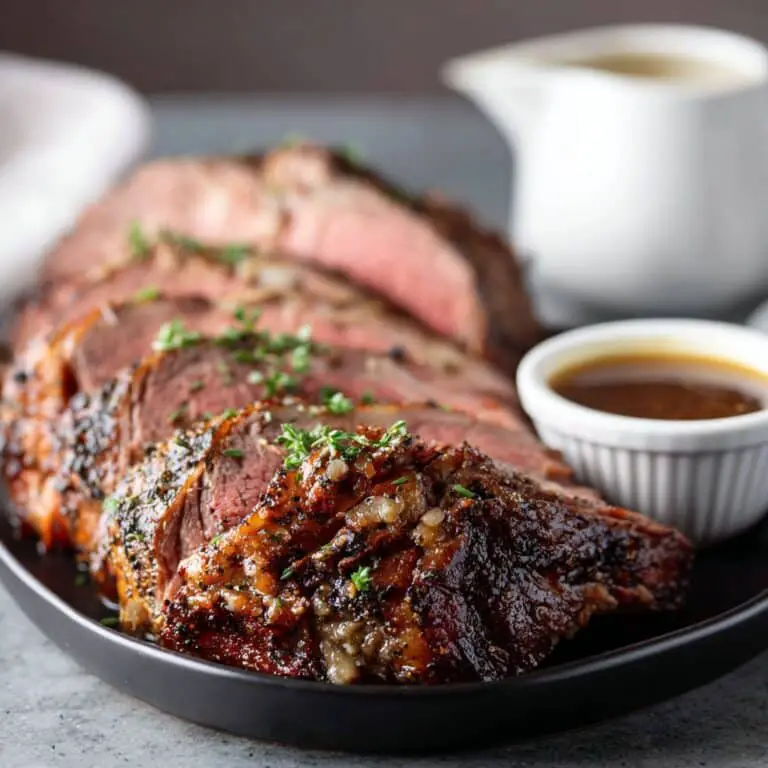 Thanksgiving Prime Rib – Juicy, Tender & Bold with Horseradish Cream
