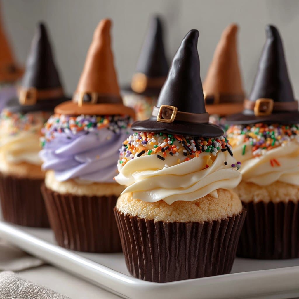 Witch-Hat Cupcakes – A Magical Halloween Treat