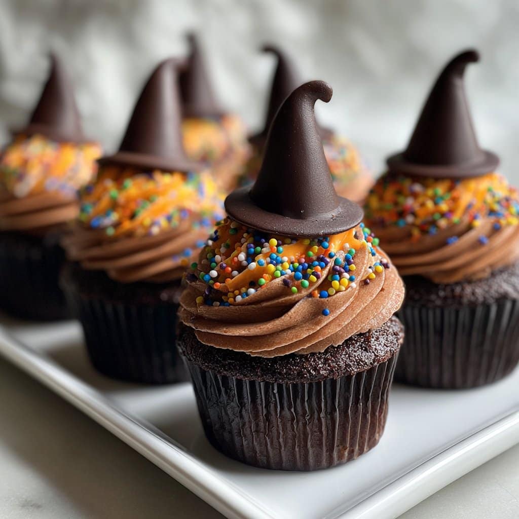 Witch-Hat Cupcakes – A Magical Halloween Treat