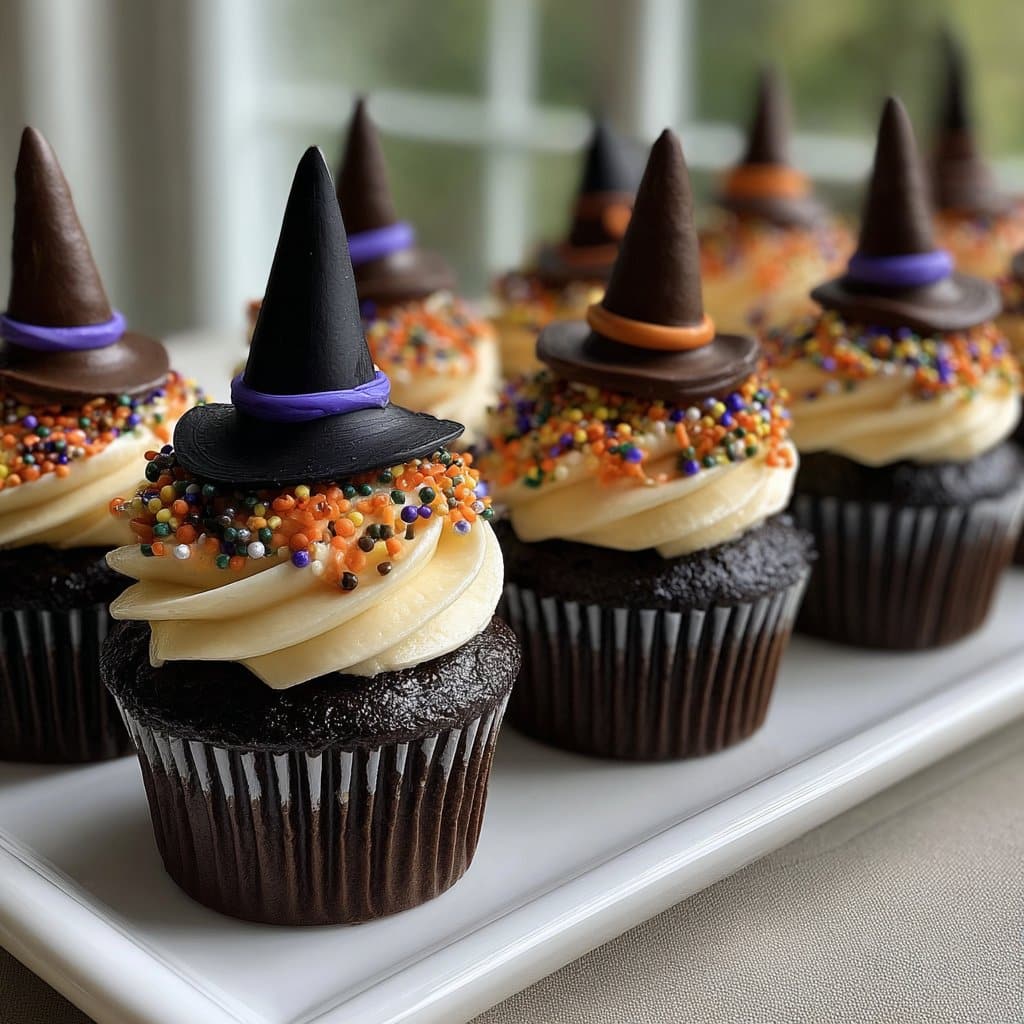 Witch-Hat Cupcakes – A Magical Halloween Treat