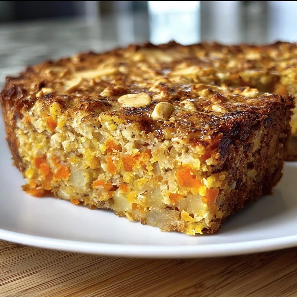 Apple, Carrot, and Oat Breakfast Bake