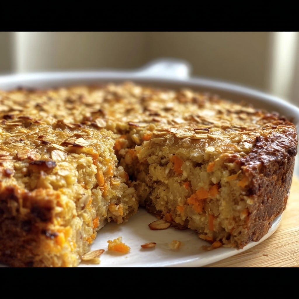 Apple, Carrot, and Oat Breakfast Bake