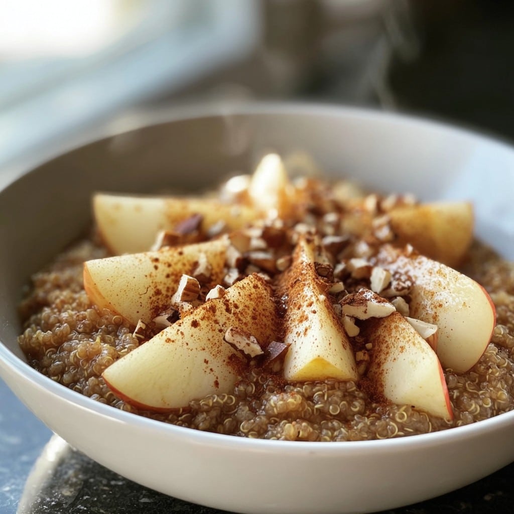 Cinnamon Apple Breakfast Quinoa: Nourishing and Deliciously Wholesome