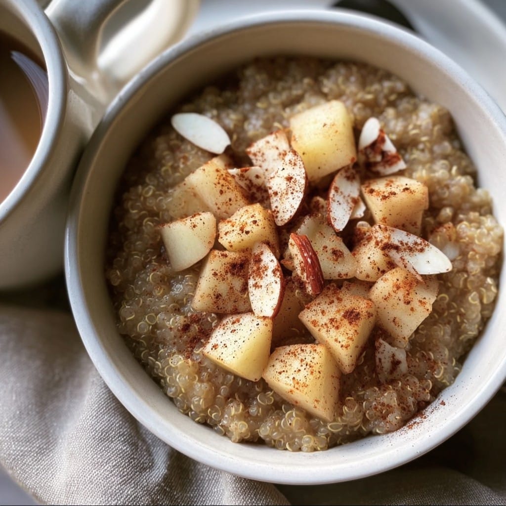 Cinnamon Apple Breakfast Quinoa: Nourishing and Deliciously Wholesome