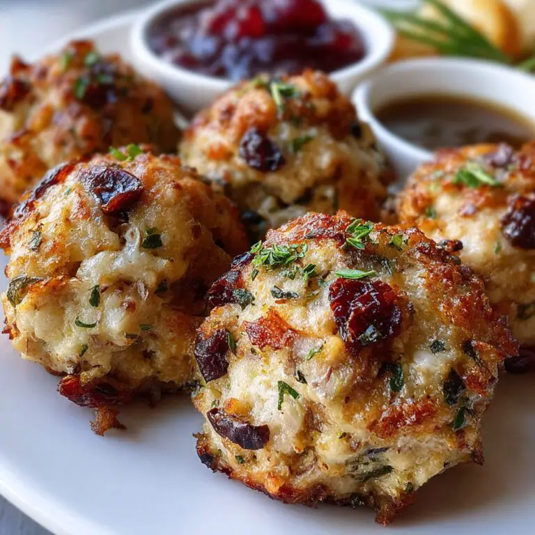 Cranberry Turkey Stuffing Balls: My Go-To Comfort Food Recipe