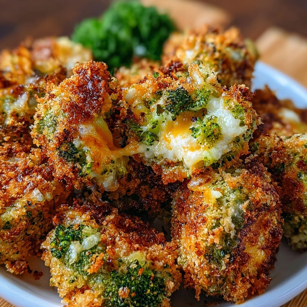 Crispy Air Fryer Broccoli Cheddar Poppers – Easy & Addictive Snack