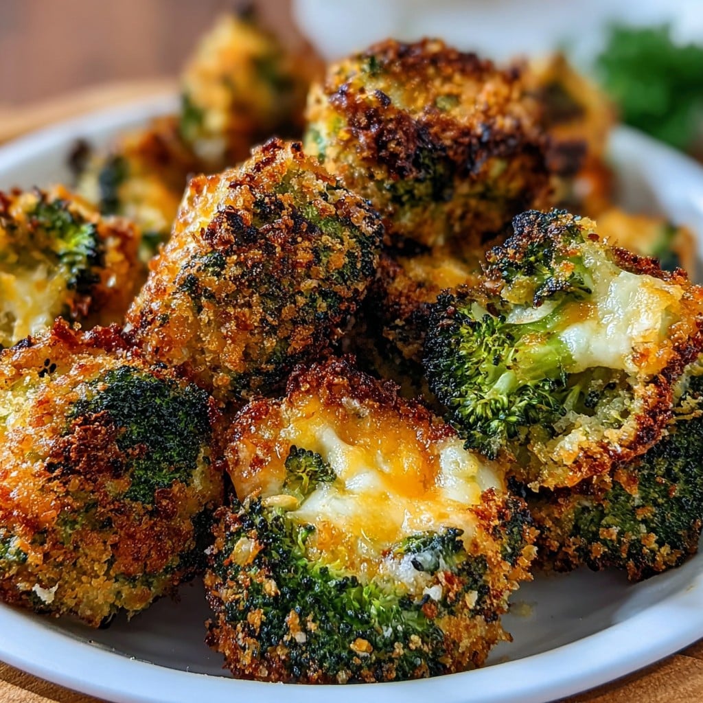 Crispy Air Fryer Broccoli Cheddar Poppers – Easy & Addictive Snack