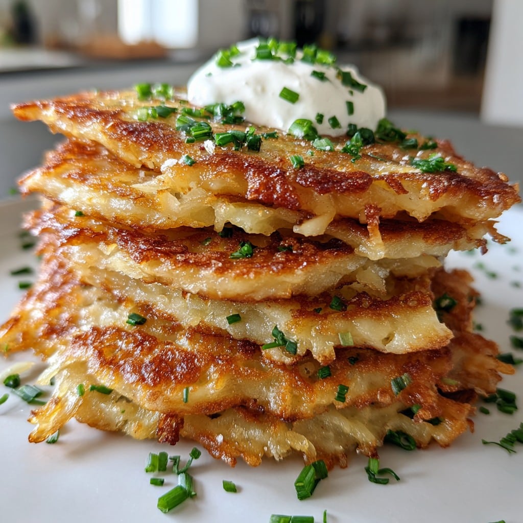 Crispy Cheese Potato Pancakes with Onion – A Family Favorite