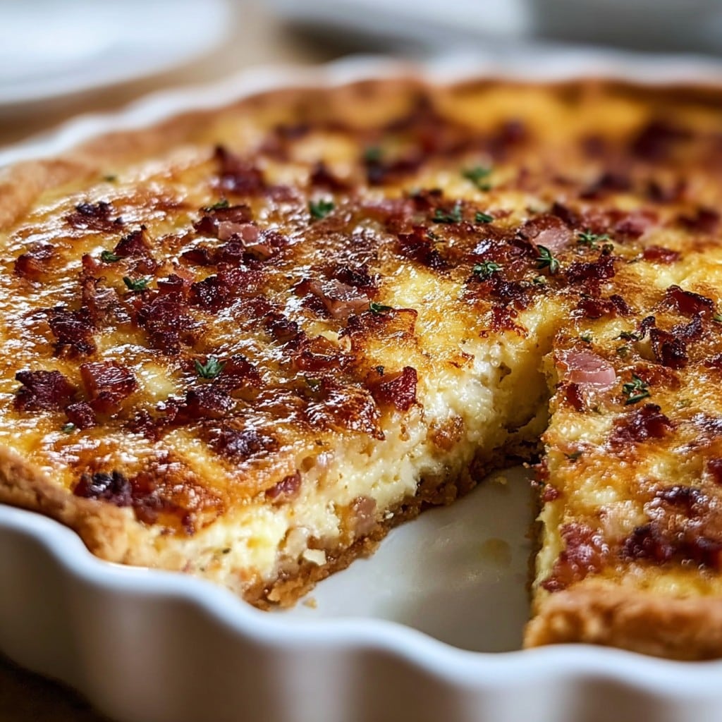 French Bacon Quiche – Rich, Savory & Perfect for Brunch