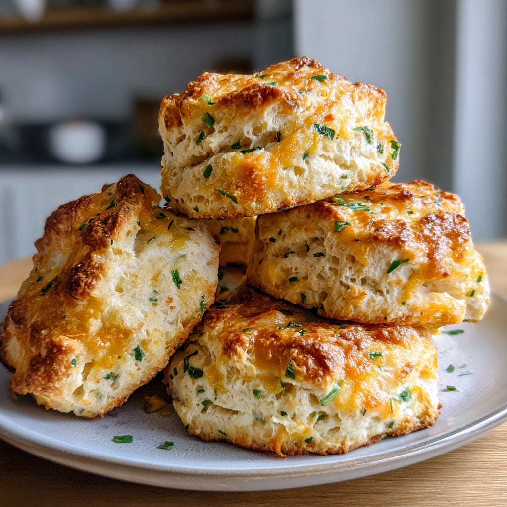 Homemade Cheddar Chive Biscuits – Perfect for Brunch or Dinner