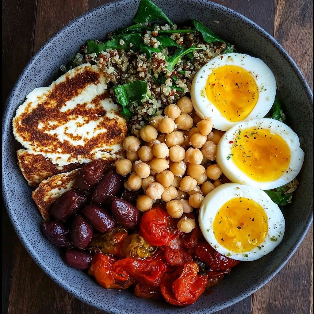 Keto Mediterranean Protein Bowl – No Grains, Just Flavor