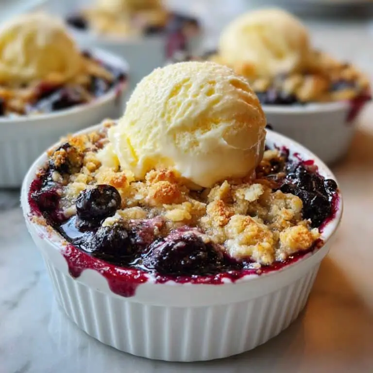 Martha’s Blueberry Crisp – Buttery Crumble & Juicy Berries