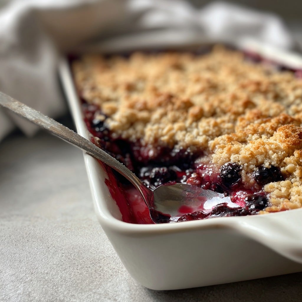 Martha’s Blueberry Crisp – Buttery Crumble & Juicy Berries