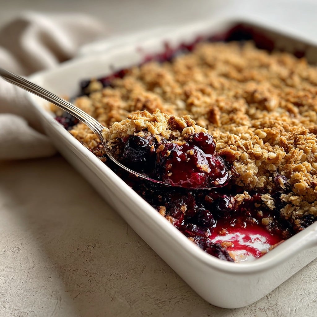 Martha’s Blueberry Crisp – Buttery Crumble & Juicy Berries