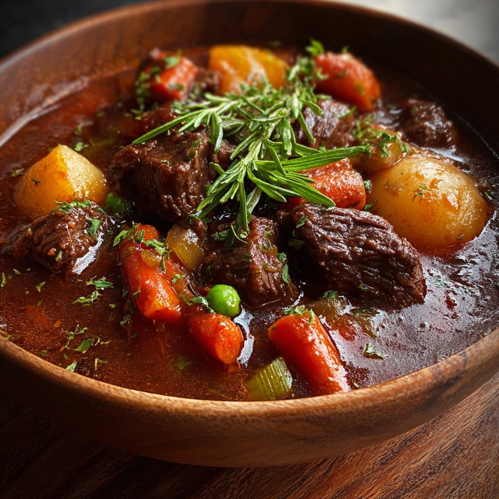 Savory Slow-Cooked Hearty Beef Stew