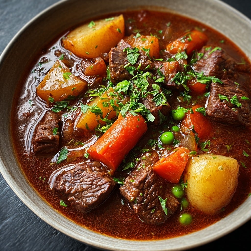 Savory Slow-Cooked Hearty Beef Stew