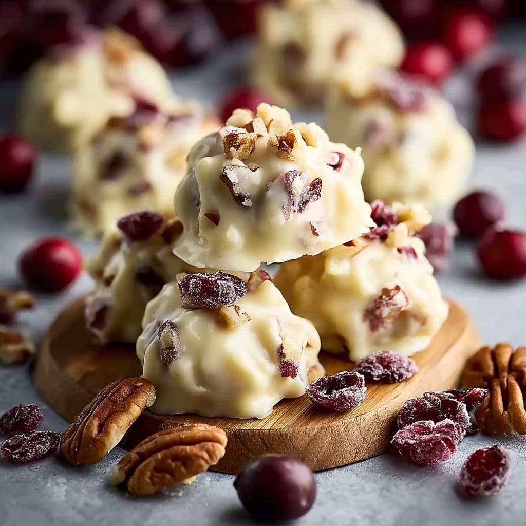 White Chocolate Cranberry Pecan Clusters