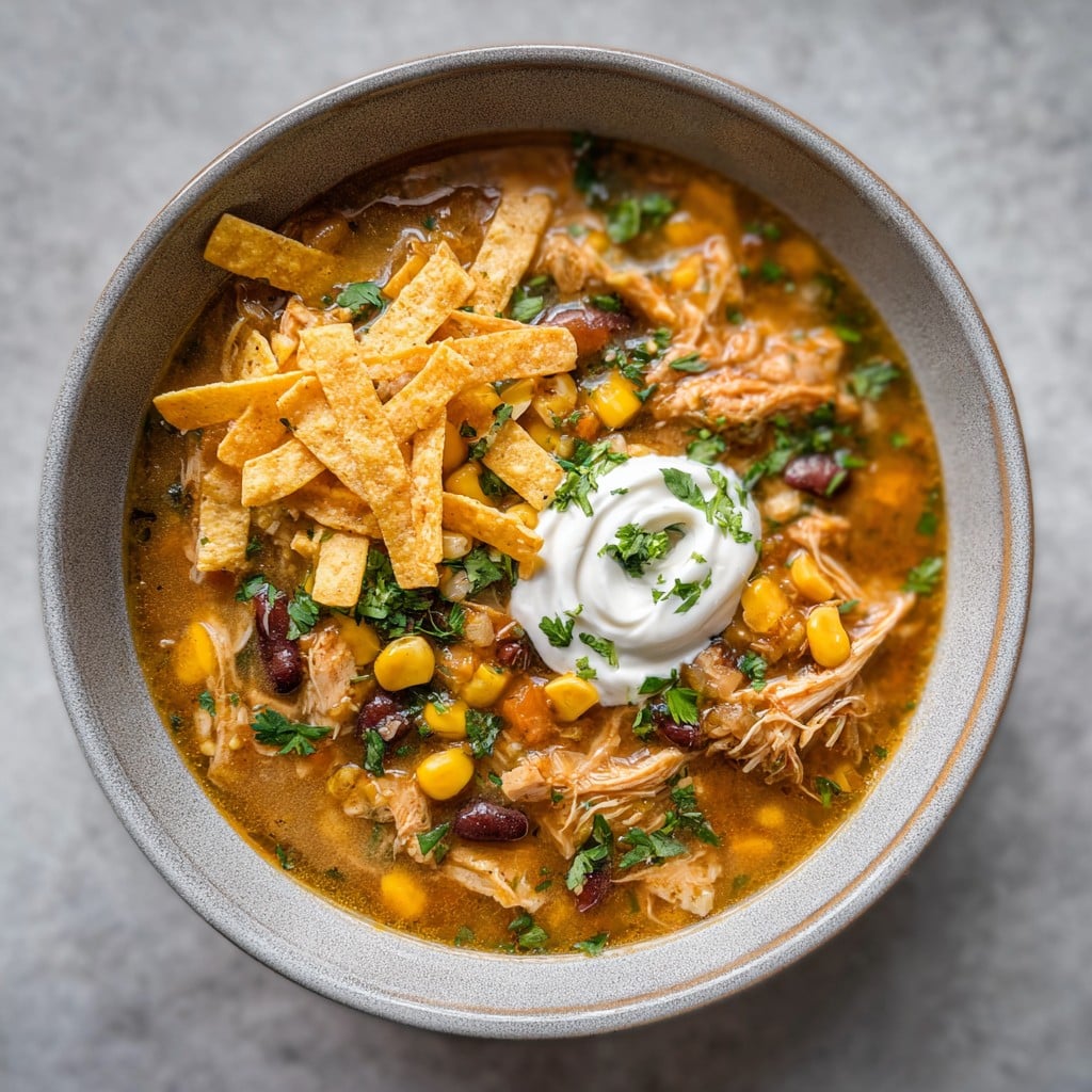 Whole30 Chicken Taco Soup – Loaded with Veggies & Protein