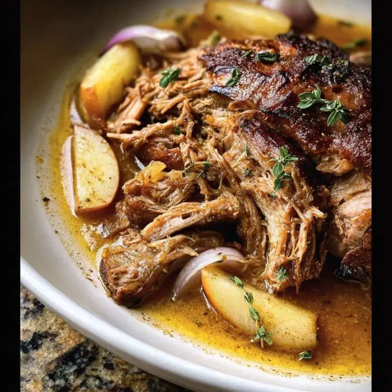 Braised Pork with Apple Cider – Cozy Autumn Dinner Idea
