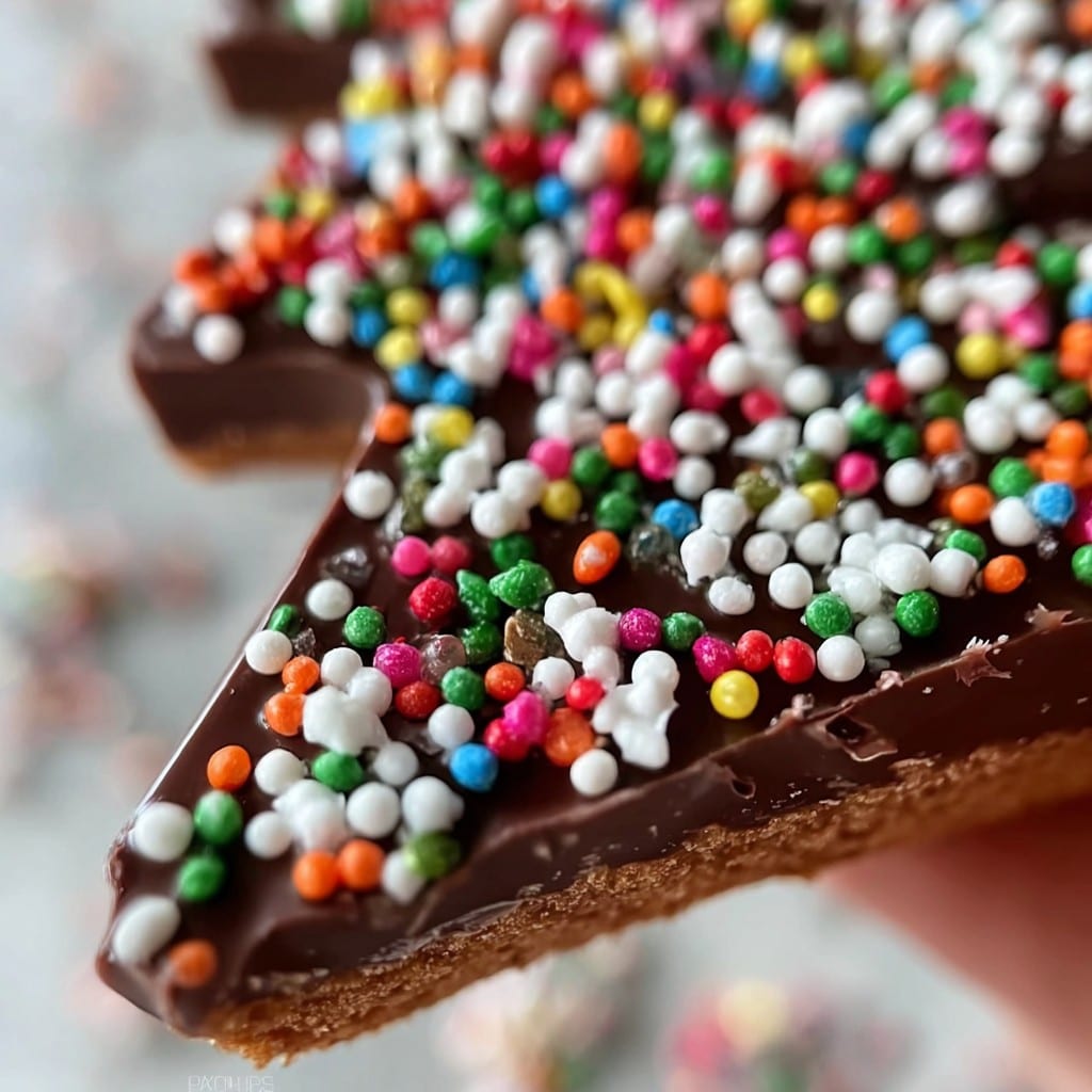 Christmas Chocolate Bars with Sprinkles – Cookie Cutter Magic