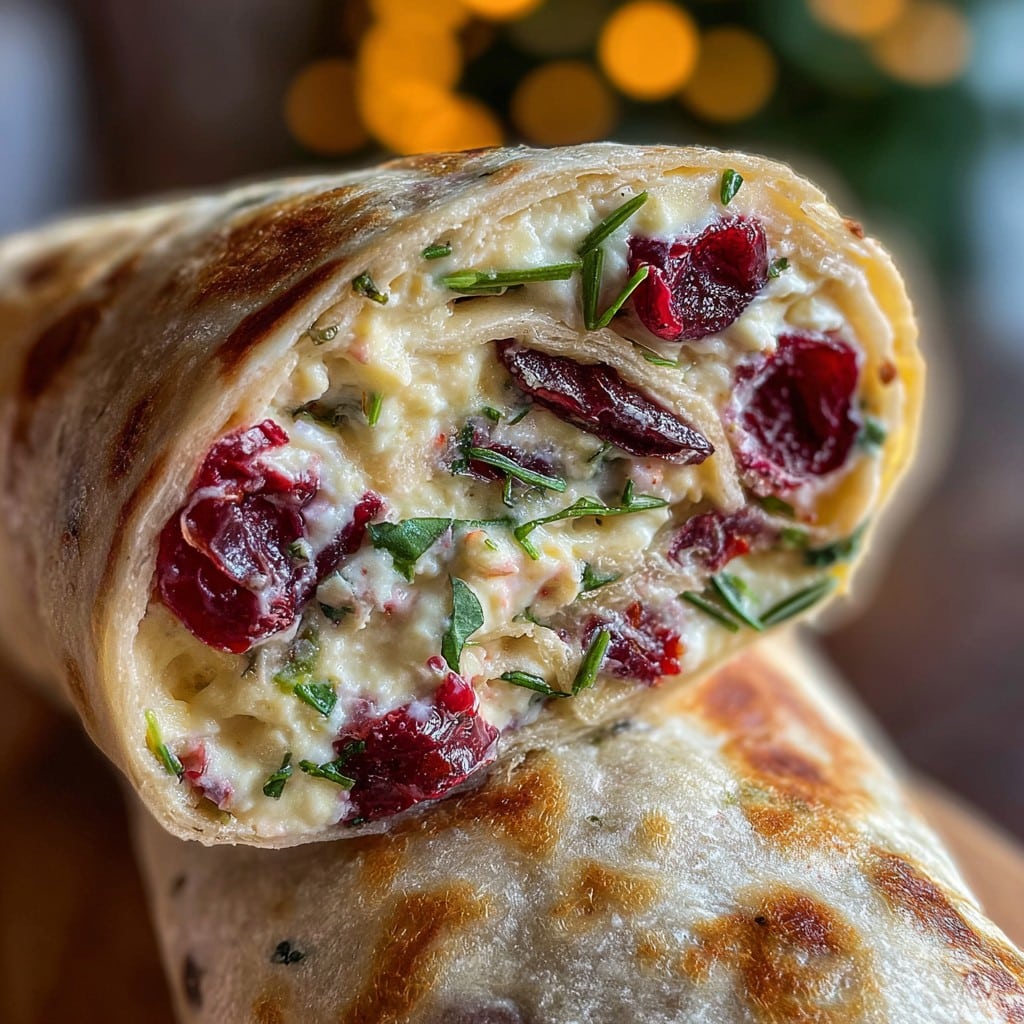 Cranberry Cream Cheese Roll Ups – Perfect for Christmas Parties