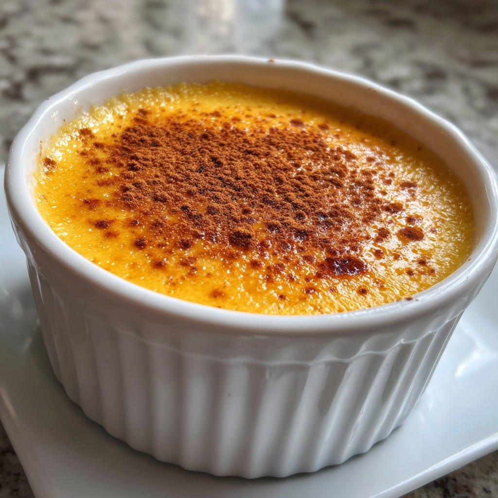 Creamy Pumpkin Egg Custard