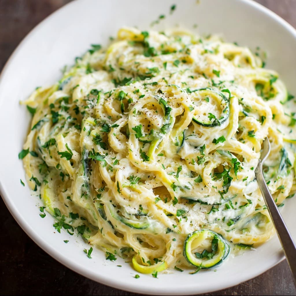 Creamy Zucchini Alfredo Recipe