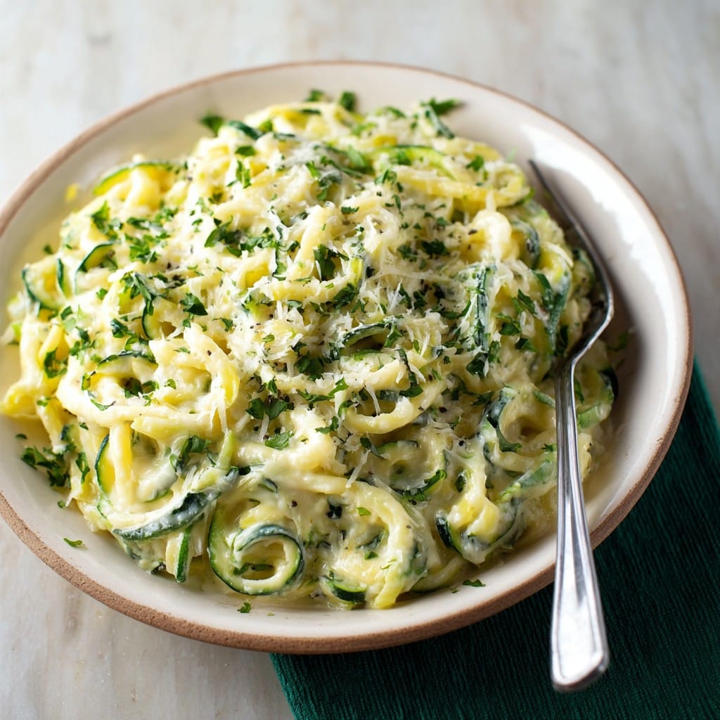 Creamy Zucchini Alfredo Recipe