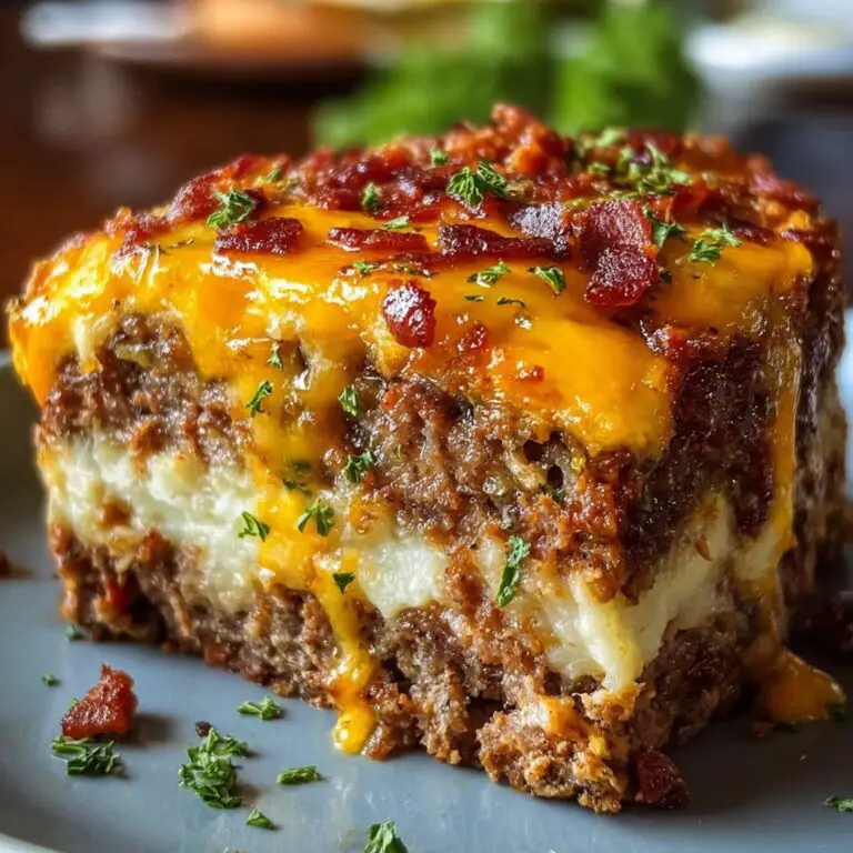 Easy Cheesy Meatloaf Casserole – Family-Favorite Weeknight Dinner