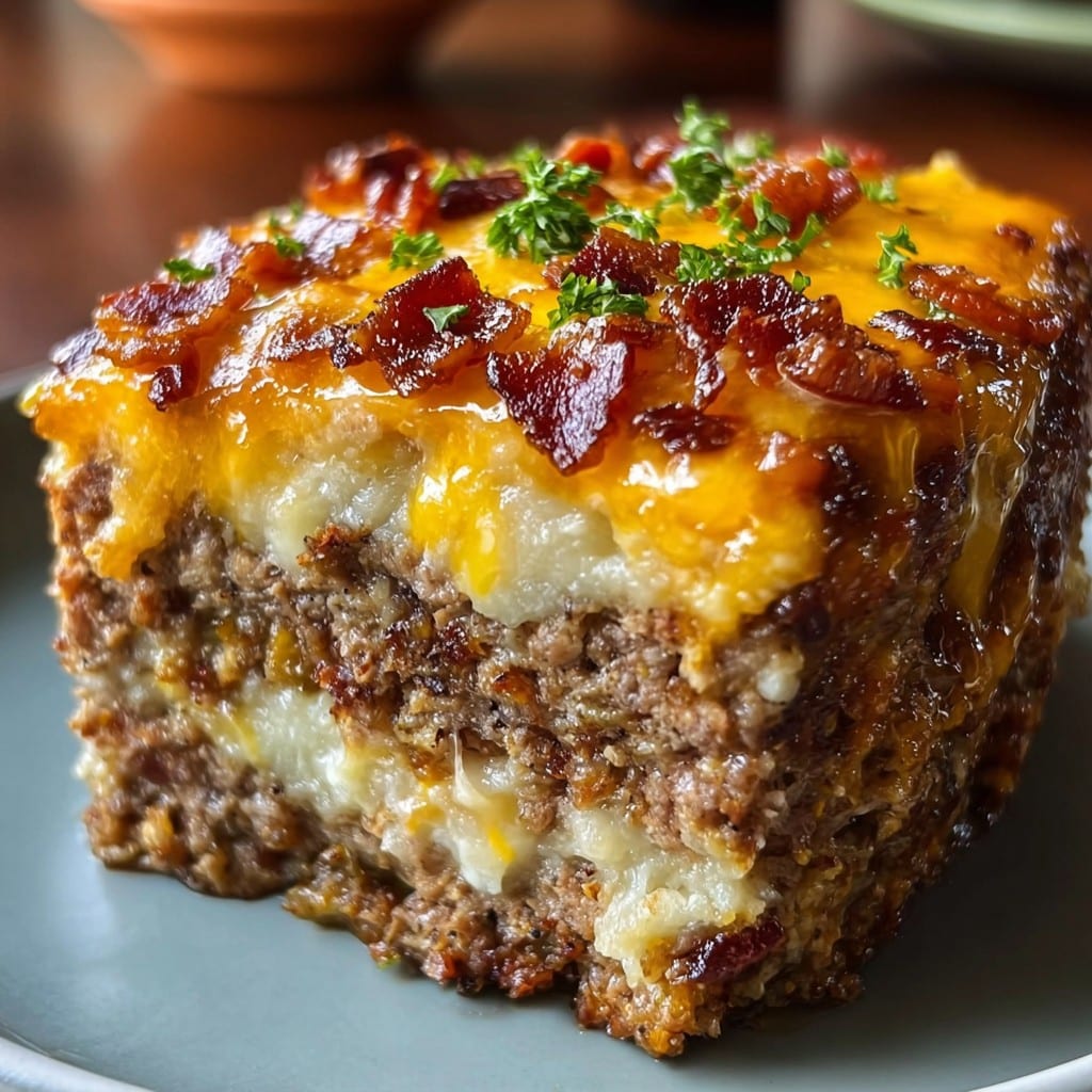 Easy Cheesy Meatloaf Casserole – Family-Favorite Weeknight Dinner