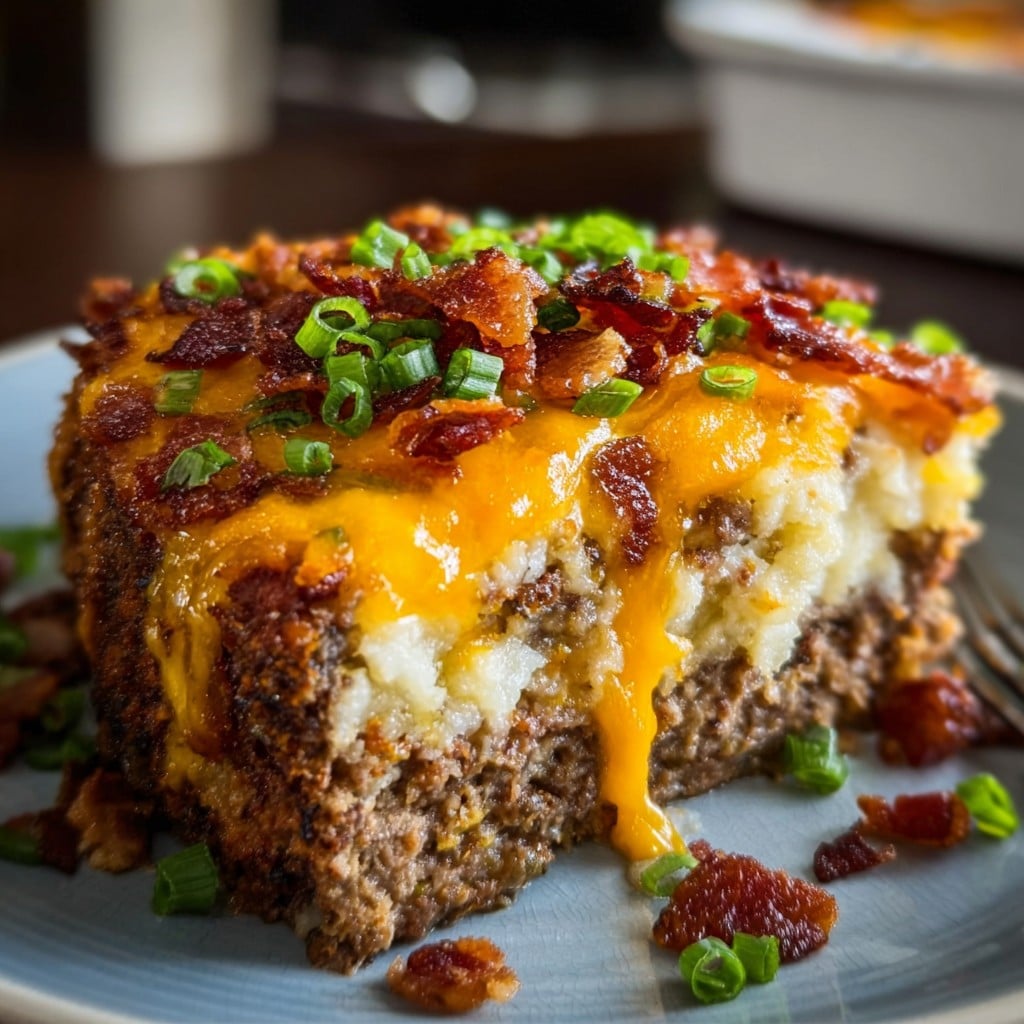Easy Cheesy Meatloaf Casserole – Family-Favorite Weeknight Dinner