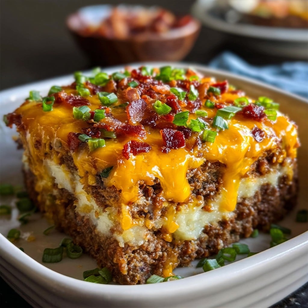 Easy Cheesy Meatloaf Casserole – Family-Favorite Weeknight Dinner