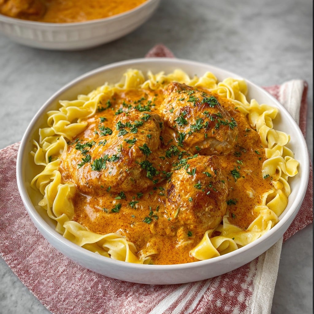 Easy Chicken Paprikash Recipe