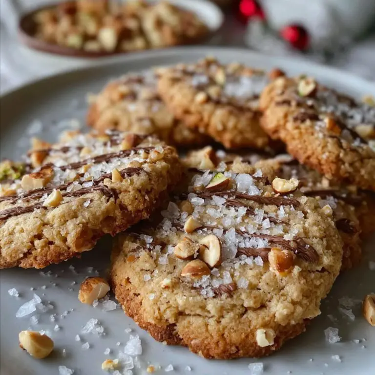 Easy Christmas Cookie Recipe – Hazelnut & Sea Salt Perfection
