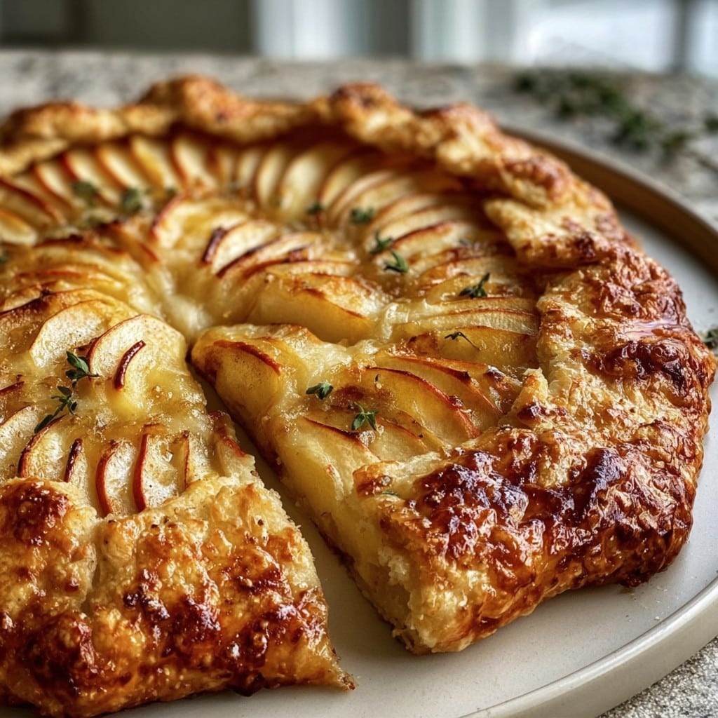 Flaky Apple Cheddar Galette – A Unique Twist on Apple Pie
