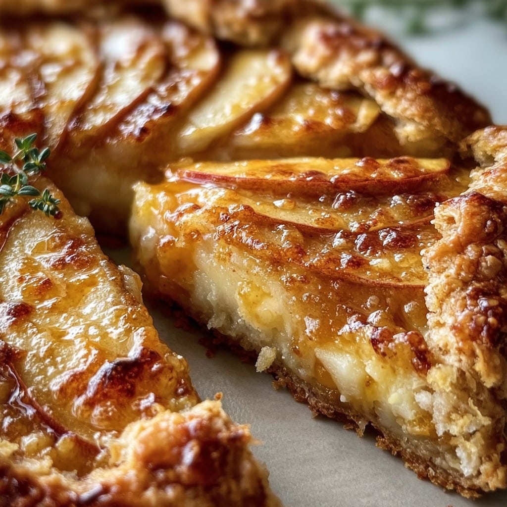 Flaky Apple Cheddar Galette – A Unique Twist on Apple Pie