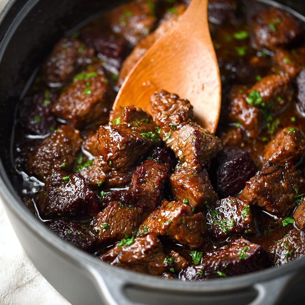 Honey Garlic Steak Bites Recipe