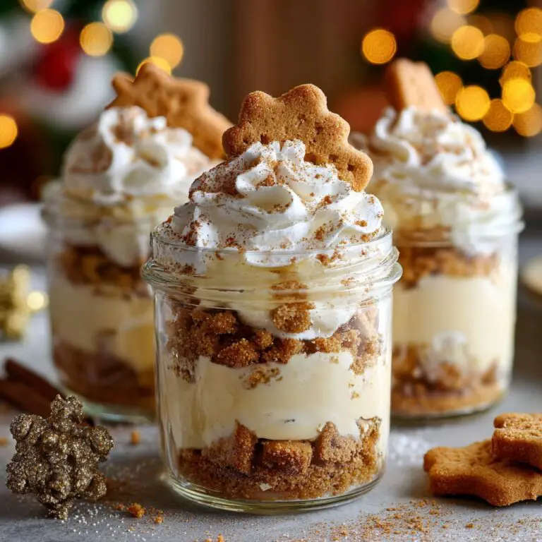 Mini Gingerbread Pudding Cups – Perfect for Holiday Parties