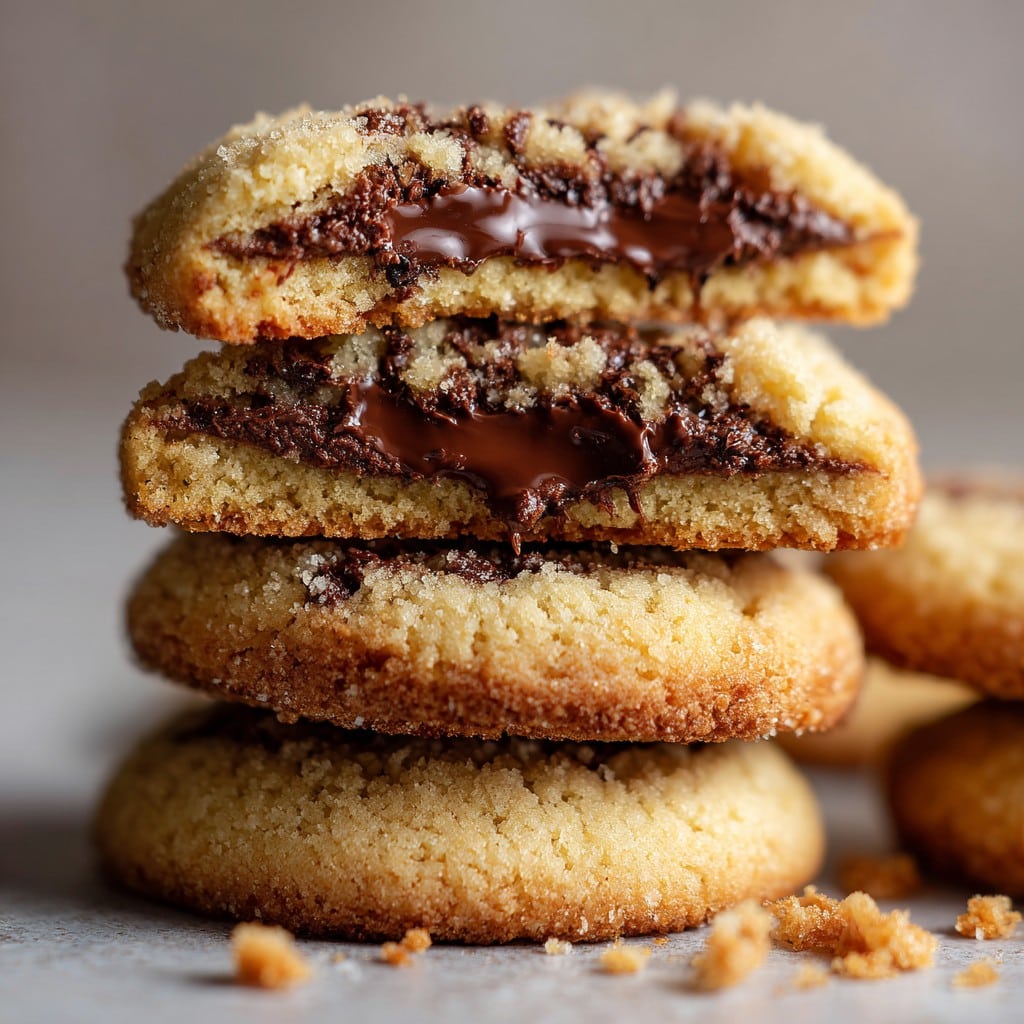 Nutella Stuffed Cookies Recipe