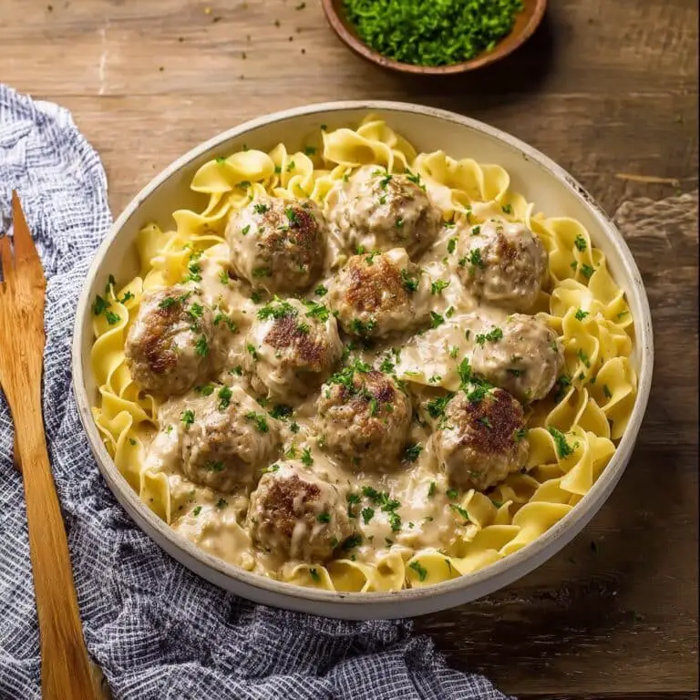 One-Pan Swedish Meatballs and Noodles: My Comfy Go-To Dinner