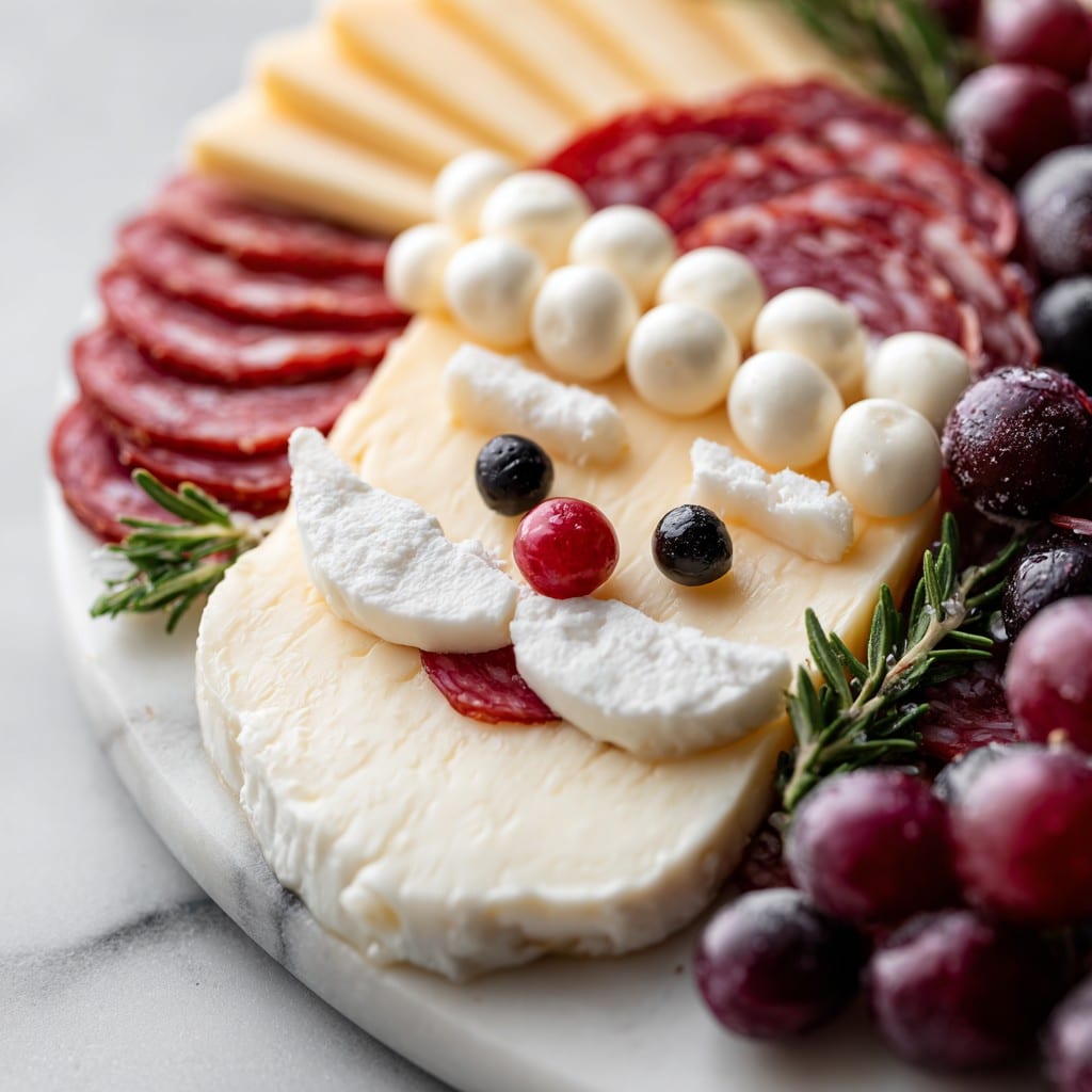 Santa Cheese & Charcuterie Board – Easy Christmas Appetizer
