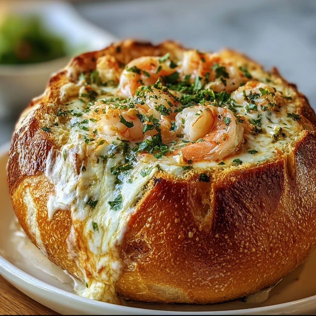 Seafood Bread Bowl Dip – Perfect Party or Dinner Recipe Idea