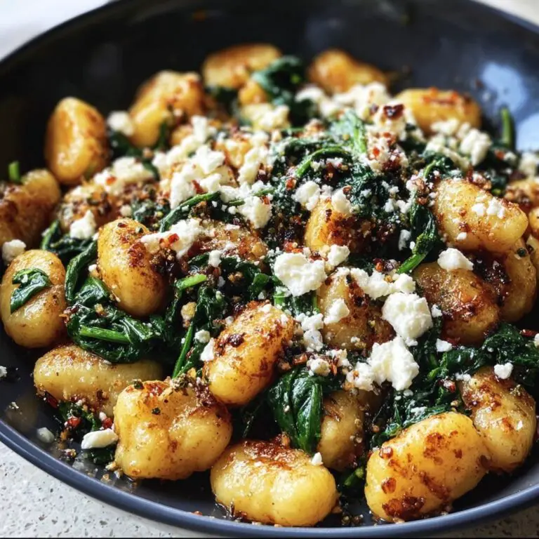 Weeknight Crispy Gnocchi with Spinach – Comfort Food Made Easy